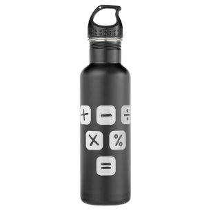 Math Symbols mathematical Signs Maths 710 Ml Water Bottle