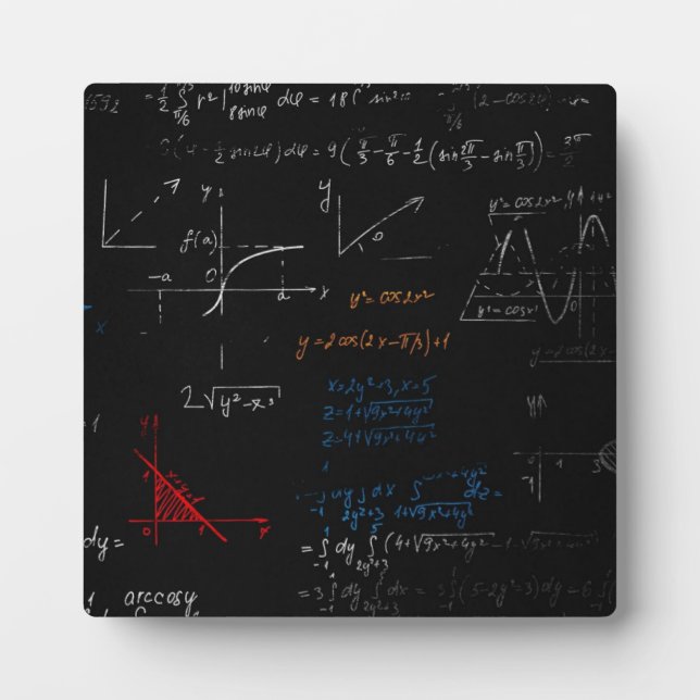 Math Tabletop Plaque (Front)