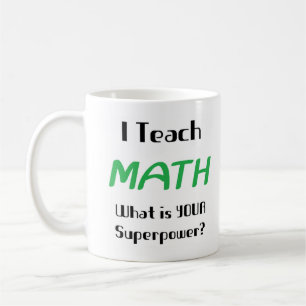 math teach coffee mug