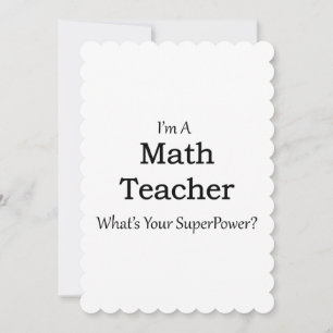 Math Teacher