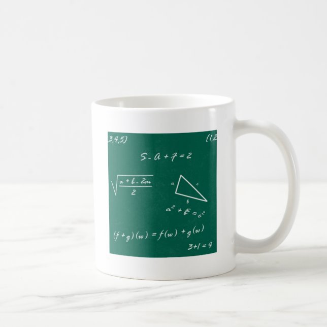 math teacher algebra geek coffee mug (Right)