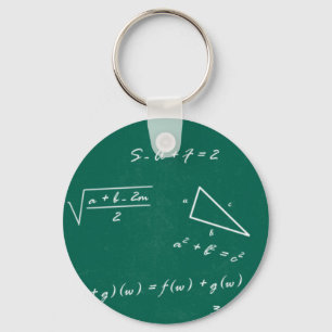 math teacher algebra geek key ring