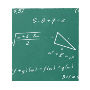 math teacher algebra geek notepad