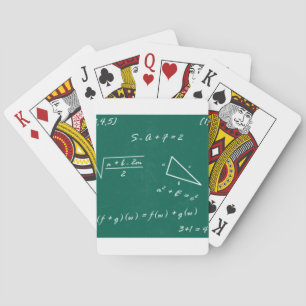 math teacher algebra geek playing cards