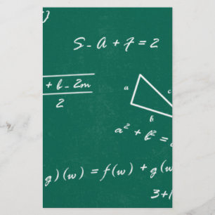 math teacher algebra geek stationery