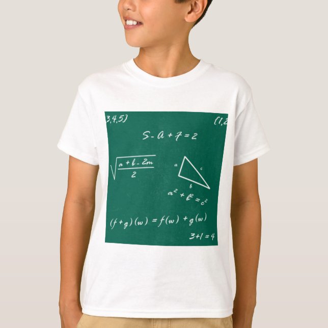 math teacher algebra geek T-Shirt (Front)