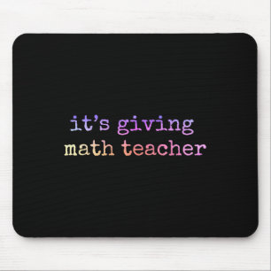 Math Teacher Appreciation Geometry Mathematician E Mouse Pad