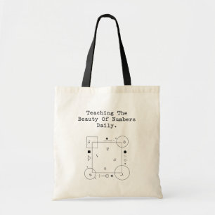 Math Teacher Appreciation   Numbers Beauty Tote Bag