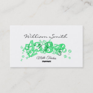Math Teacher Business card