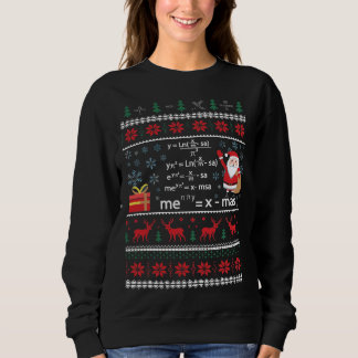 Math Teacher Christmas Sweater Tshirt
