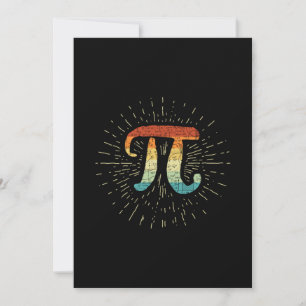 Math Teacher Cute Pi Holiday Card