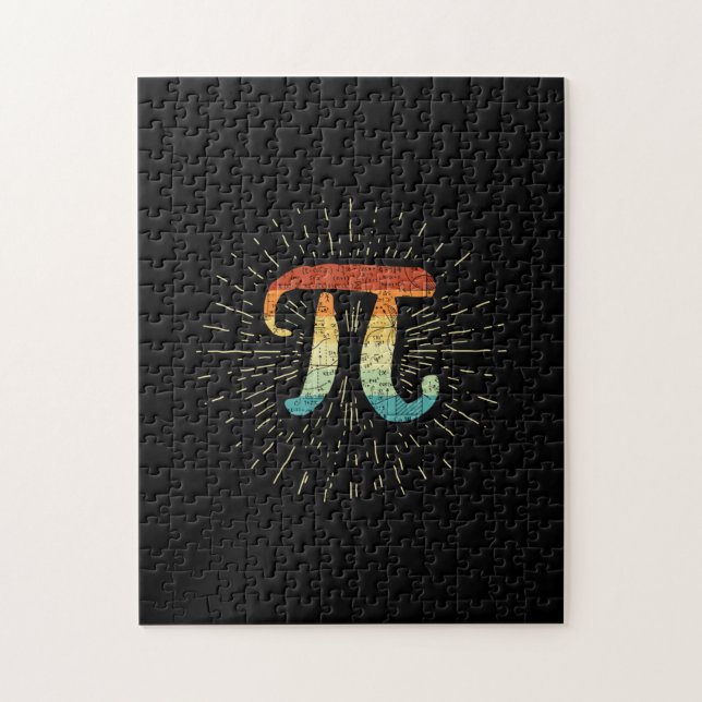 Math Teacher Cute Pi Jigsaw Puzzle (Vertical)