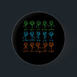 Math Teacher Dance Equation Mathematic Maths 6 Cm Round Badge<br><div class="desc">This graphic idea is for math lovers. This funny graphic / quote clothing makes all math teachers happy.</div>