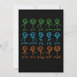 Math Teacher Dance Equation Mathematic Maths Thank You Card<br><div class="desc">This graphic idea is for math lovers. This funny graphic / quote clothing makes all math teachers happy.</div>