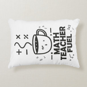 Math Teacher Fuel Decorative Cushion