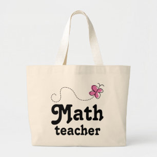Math Teacher Gift Idea Large Tote Bag