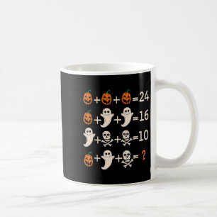 Math Teacher Halloween Algebra Operation Mathemati Coffee Mug