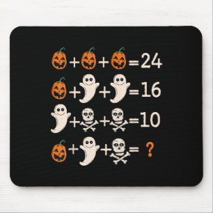 Math Teacher Halloween Algebra Operation Mathemati Mouse Pad