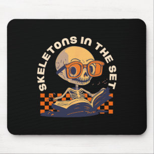 Math Teacher Halloween Comstume Fall Pumpkin Ghost Mouse Pad