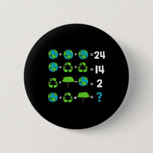 Math Teacher Humour Day Of Earth Order Of Operatio 6 Cm Round Badge