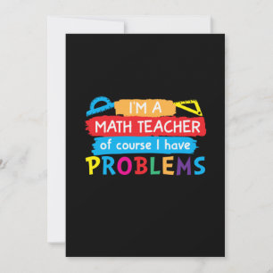 Math Teacher I Am A Math Teacher Holiday Card