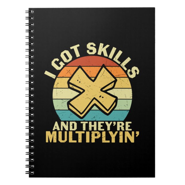 Math Teacher I Got Skills Notebook (Front)