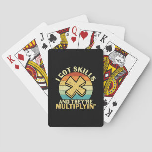 Math Teacher I Got Skills Playing Cards