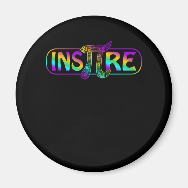 Math Teacher Inspire Mathematics Maths Student Magnet (Front)