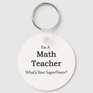 Math Teacher Key Ring