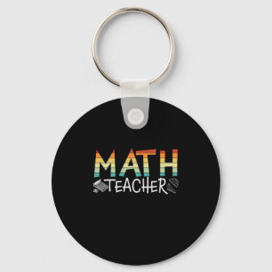 Math Teacher Key Ring