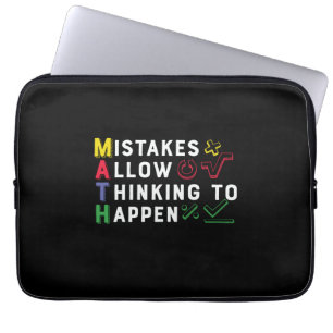 Math Teacher Math Allow Happen Laptop Sleeve