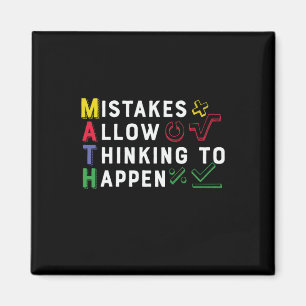 Math Teacher Math Allow Happen Magnet