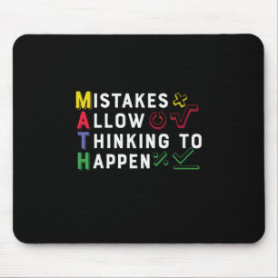 Math Teacher Math Allow Happen Mouse Pad