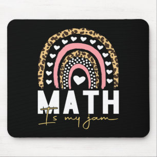 Math Teacher - Math is My Jam Back To School Mouse Pad