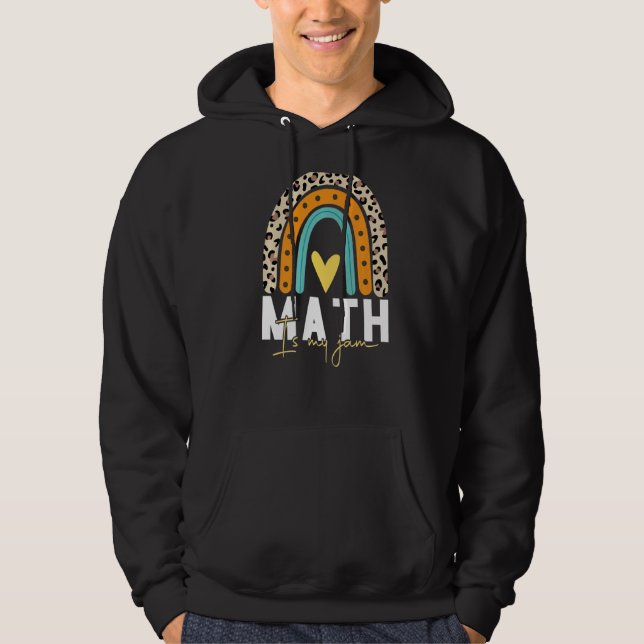 Math Teacher - Math is My Jam Premium_9 Hoodie (Front)