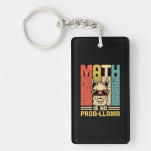 Math Teacher Math Is No Problem Key Ring