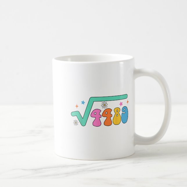 Math Teacher Math Lover The Square Root Of 4489 67 Coffee Mug (Right)