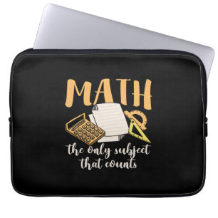 Math Teacher Math The Only Subject Laptop Sleeve