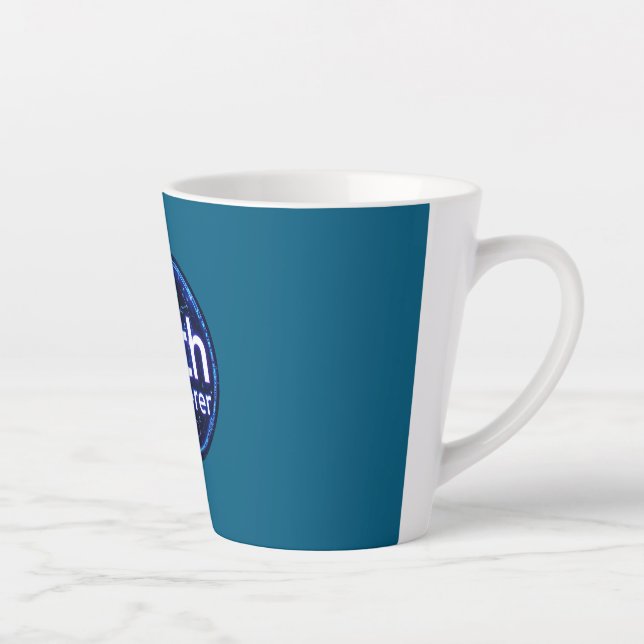 Math Teacher Math Whisperer Latte Mug (Right)
