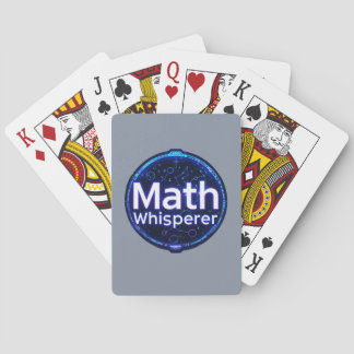 Math Teacher Math Whisperer Playing Cards
