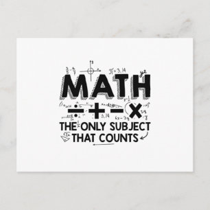 Math Teacher   Mathematics Mathematician Gifts Postcard