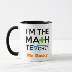 Math Teacher Mugs Personalised Appreciation Gift