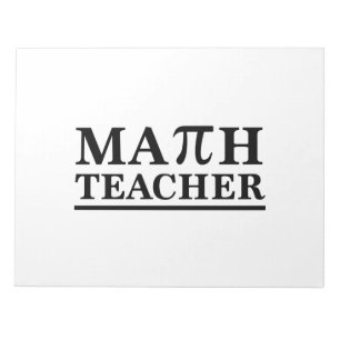 Math Teacher Notepad