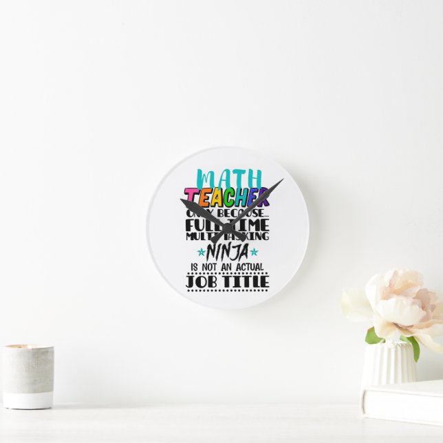Math Teacher Only Because Full Time Multi Tasking  Round Clock (Home)