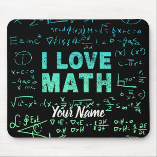 Math Teacher or Mathematics Professor and Student Mouse Pad