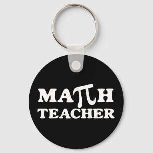 Math Teacher PI Key Ring