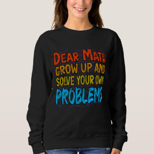 Math Teacher Pi Men Women Mathematics Equation Sweatshirt
