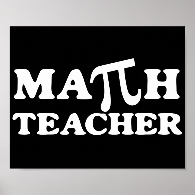 Math Teacher PI Poster (Front)