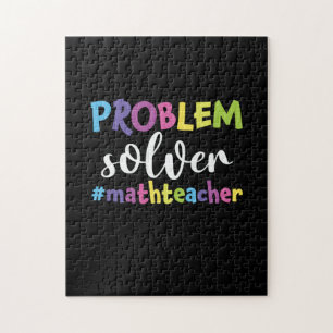 Math Teacher Problem Solver Jigsaw Puzzle