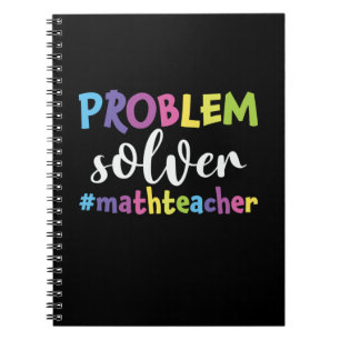 Math Teacher Problem Solver Notebook